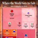 2023년 최대 소금 생산국 이미지