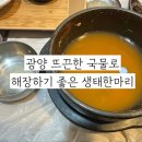 공달생태한마리 | 광양 뜨끈한 국물로 해장하기 좋은 생태한마리
