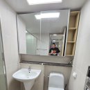 씨유 은계한양수자인 | 시흥 욕실리모델링 은계한양수자인 아파트 안방 화장실 샤워파티션 설치