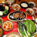 청국장과 보리밥 이미지