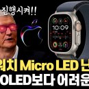 애플워치 Micro LED 협력과제 무산.... 우리가 잘 아는 오스람과의 개발 백지화, LCD, OLED보다 Micro LED가 비싸 이미지
