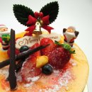 크리스마스 케익 만들기 이미지