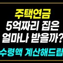 주택연금 5억짜리 집은 얼마나 받을까? 연금 수령액 계산해 드립니다. 이미지