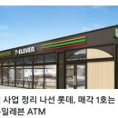 부진 사업 정리하는 롯데 세븐일레븐 ATM 매각 이미지