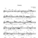 Honesty / Billy Joel ( 악보 ) 이미지