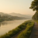 강가의 아침 민박 이미지