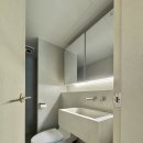 하양타일도기상사 | 진주 욕실 리모델링 | FLAT 타일과 타일 세면대로 완성한 무드 있는 두산위브 아파트 시공