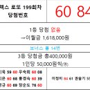 플렉스 로또 199회차 당첨자 이미지