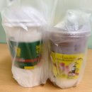 펑펑푸드 | 메가커피 산타 코코넛 애플티라떼 & 치즈가 펑펑 눈꽃 떡볶이 후기