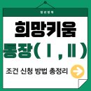 희망키움통장Ⅰ, Ⅱ 완벽정리! 정부지원 통장 차이 가입 조건 만기 혜택까지 한눈에!
