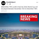 (오피셜) 2022카타르월드컵 개막날짜 이미지
