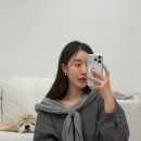 리본PC | 더티스 성수 쇼룸 방문 후기 : 리본 오프숄더 후드 착용샷