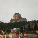 비오는 날 퀘벡의 창가에서 이미지