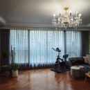 대주피오레 아파트 | 공세동 대주피오레 1차 아파트 거실 속지 커튼 시공 후기