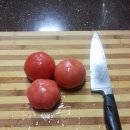레시피 없이 그냥 있는 재료로 만들어본 매운맛 나는 토마토 해산물 스파게티. 이미지