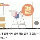 빨래건조대에서 퍼진 대상포진 이미지