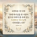 제네바 성경(요1:18)과 베자의 주석 이미지