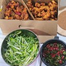 노랑통닭(대신점) | 노랑통닭 파닭반 깐풍치킨반에 청양소스추가 내돈내산 솔직후기