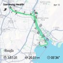 센텀삼익(재송삼익) | (4.15) 갑자기 느낌와서 러닝 및 일기 #2(복장, 러닝화 등)