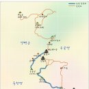 용문산 [龍門山] : 지도,정상석 사진,산행코스 이미지