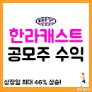 한라유통 | 한라캐스트 공모주 후기, 상장 당일 주가&투자 수익률
