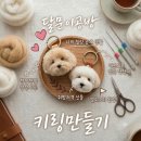 내 손으로 만드는 반려견 양모펠트 강아지 키링 만들기, 달문이공방 원데이클래스 후기
