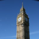영국 런던 빅벤과 국회 의사당 그리고 런던아이 이미지