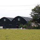 초가집 농장 이미지