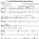 1 Let All Mortal Flesh Keep Silence (H. Sorenson) [Shawnee Press Choral] 이미지