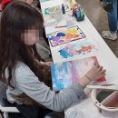 나이프로 그려보는 백드롭페인팅 이미지