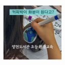 남면도서관 | 양천도서관 초등 생태환경교육 후기 ㅣ 커피박 업사이클링 하트호야 화분 만들기 프로그램
