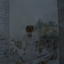 물동이 이고 가는 이미지