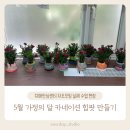 논산시치매안심센터 | 진주출강 치매안심센터 치매가족 자조모임 가정의달 카네이션 힙팟 만들기 수업 후기