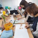 즐거운 유화 이미지