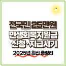 전국민 25만원 민생회복지원금 신청자격·지급시기 총정리