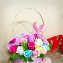 비누꽃 바구니 제작 이미지