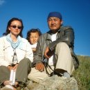 몽골 인 사업 파트너 가족 이미지