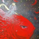 잠산그림 | [전시관람후기] 잠산 작가의 라이브 드로잉 퍼포먼스와 함께 진행된 <JAMSAN : The traveler> 오프닝...