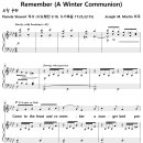 [성가악보] Remember / Come to the feast [Joseph M. Martin] 이미지