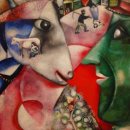 샤갈의 마을 이미지