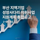 [부산테크노파크] 부산 지역기업 성장사다리 지원사업 지원계획 통합공고