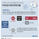 코로나19 신속항원검사 양성, PCR검사 확진 판정 비율 이미지