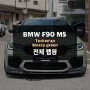 BMW F90 M5 택랩 전체랩핑 수원PPF