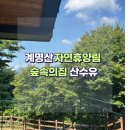 산수방식당 | 계명산자연휴양림 산수유 객실 후기(전망 상품권 동주할인 충주 숙소)