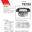 (완료) 포스텍스 FE103 (4인치 풀레인지) 이미지