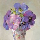 즐거운 유화 이미지