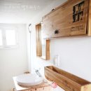 [셀프리모델링] 따뜻한 情을 담은 나무욕실...* 이미지