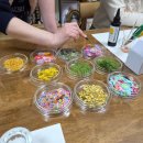 잔누르미 | 압화 공방 ‘플레리르블랑’ 원데이클래스, 세상에 하나뿐인 압화 소주잔 만들기 (서면 전포 데이트 추천)