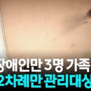 지적장애인만 3명 가족인데도...한해 2차례만 관리대상 이미지