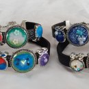 가죽 꽃팔찌 이미지